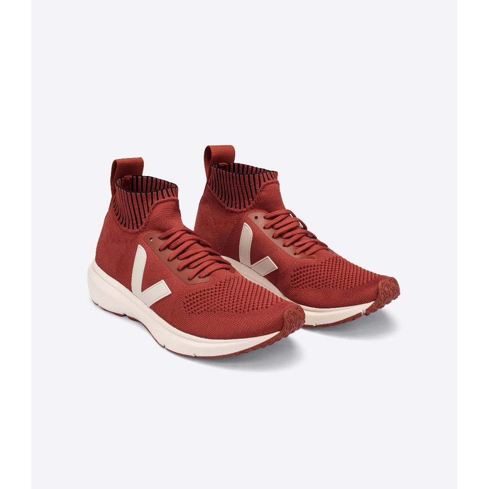 Veja V-KNIT VEJA X RICK OWENS MID Bezecke Topanky Damske Červené | SK 407CTV